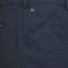 Meyer Navy Micro Fancy Stretch Cotton Trousers - Image 6