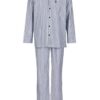 Jockey Mens Sleepwear/Pyjamas Set. Navy Striped Fabric. Size  5XL Left - Image 3