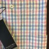Double Two Pink And Blue Check Shirt. Long Sleeve. Classic Fit. Sizes 18.5" and 20" - Image 3
