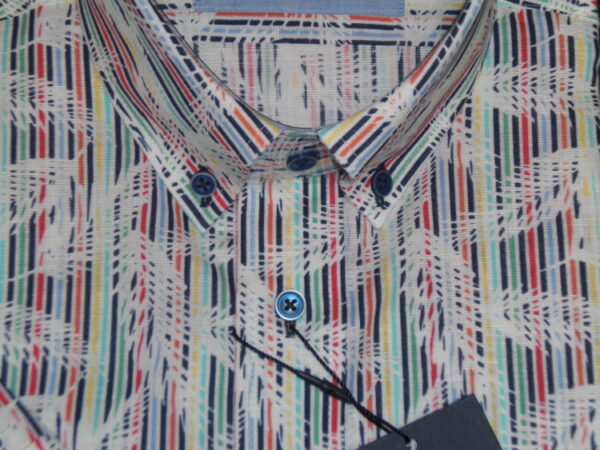 Giordano Multicoloured Half Sleeve Print Shirt. Large and 2XL Left - Image 2